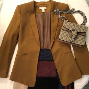 H&M Mustard Yellow Blazer Size 4